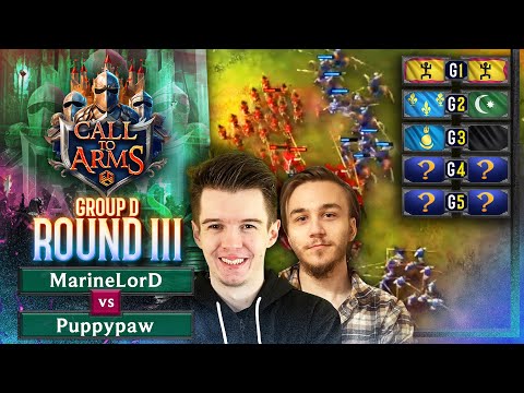 Call to Arms:  MarinelorD vs 1Puppypaw (Bo5 - Swiss group Round 3)