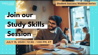 SUMMER Student Success Series - Study Skills