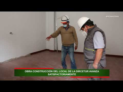 Obra Construcción del Local de la DIRCETUR avanza satisfactoriamente, video de YouTube