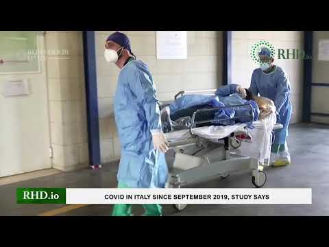 COVID in Italy since September 2019, study says
