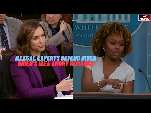 KJP: 'Illegal Experts' Defending Biden; Biden's Idea To Give Angry, Incoherent Remarks
