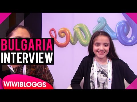 Lidia Ganeva (Bulgaria) @ Junior Eurovision 2016 first rehearsal - INTERVIEW