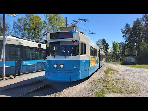 Göteborgs spårväg: Linje 6 Varmfrontsgatan-Eketrägatan med M31 vagn 340