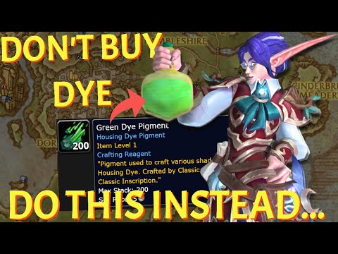 DON'T WASTE GOLD! Get FREE Housing Dye With This PASSIVE Alt Army Farm World of Warcraft War Within