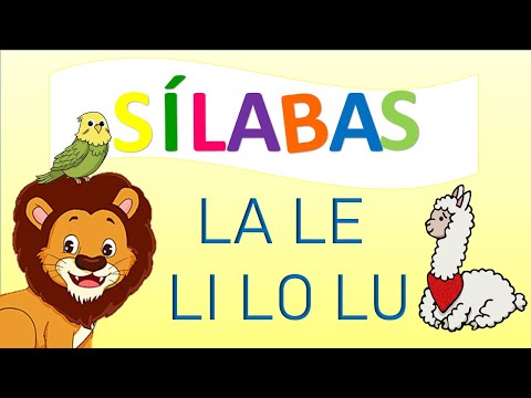 As Sílabas da letra L -  la le li lo lu - ( Educação Infantil) alfabetização