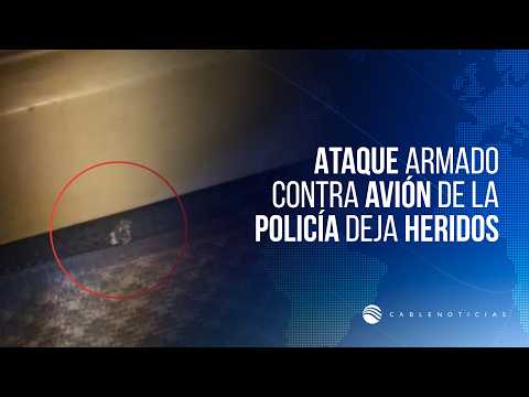 Atacan avión de la Policía en pleno despegue en Ocaña