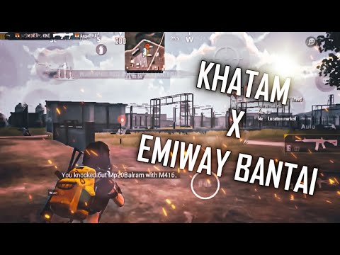 VIVO Z1 X MAKING ME BOT ⚡ || Khatam X Emiway Bantai || PUBG MONTAGE @GoogleBABAGaming @TheEmpireReign