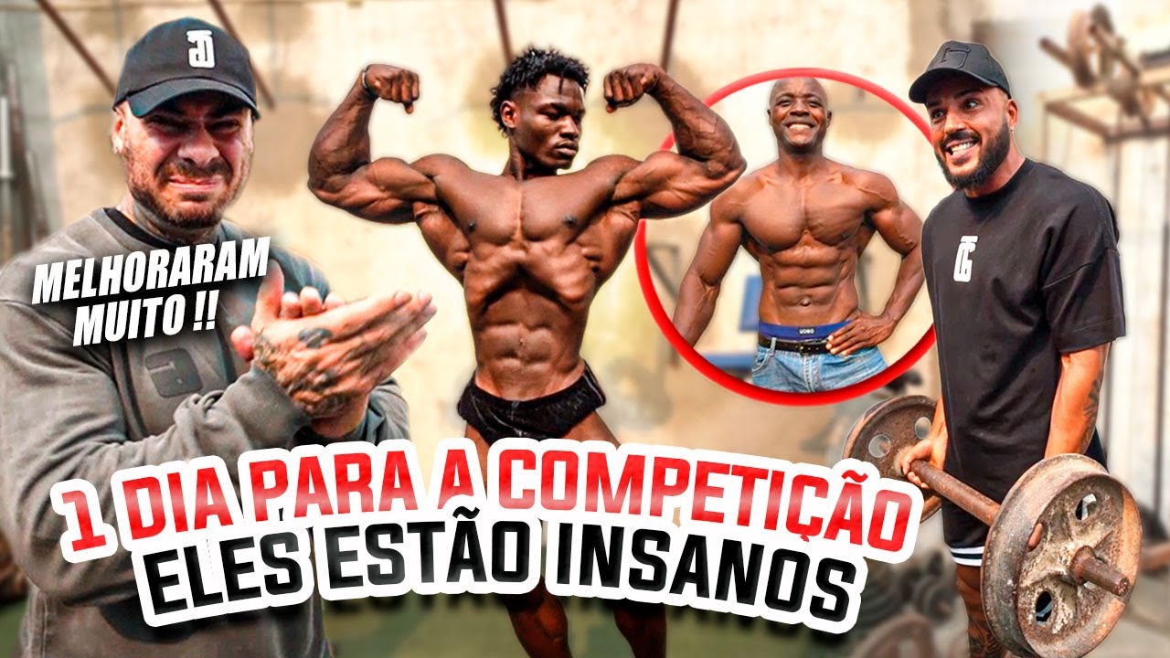 STRONDA APRESENTA PARA CAVALO E JOSEMAR O ATUAL SHAPE DOS AFRICANOS