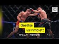Justin Gaethje Vs Paddy Pimblett UFC 324 DAZN Highlights