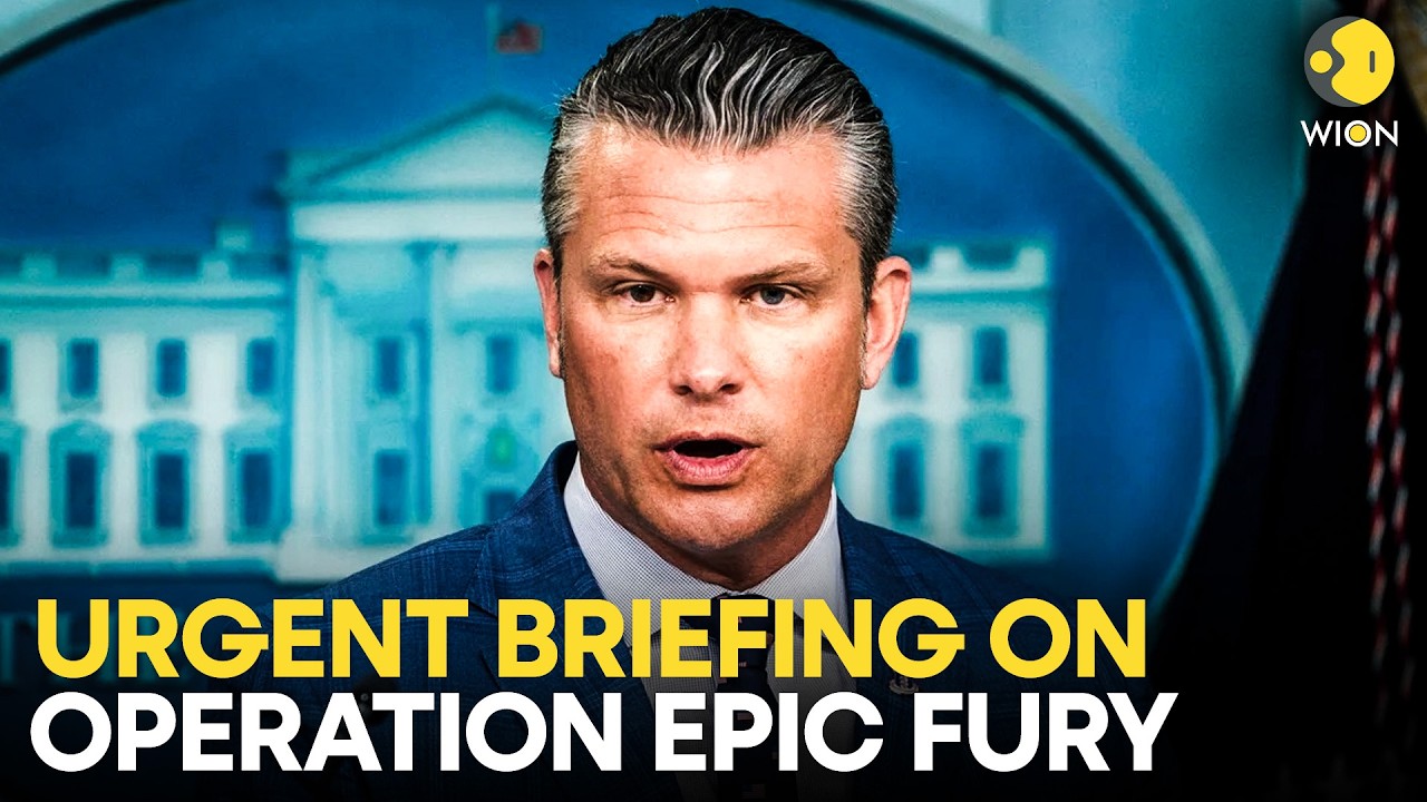 Iran War LIVE: US Department of Defence Holds Urgent Briefing on Operation Epic Fury | WION Live