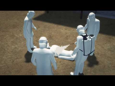 Ebola burial boys in Sierra Leone