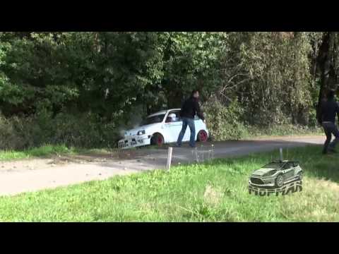 I Rajd Jastrzębski 2013 - CRASH Kmiecik/Janas Fiat CC