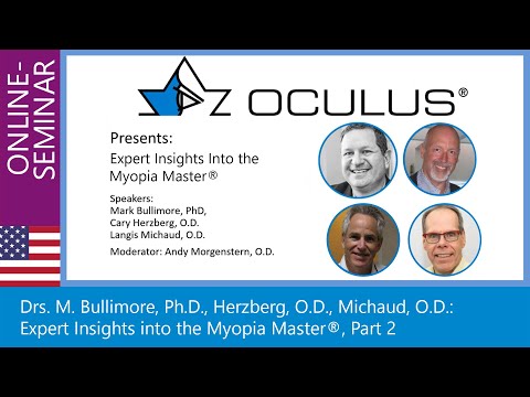 [Online Seminar] Expert Insights into Myopia Master®, Part 2