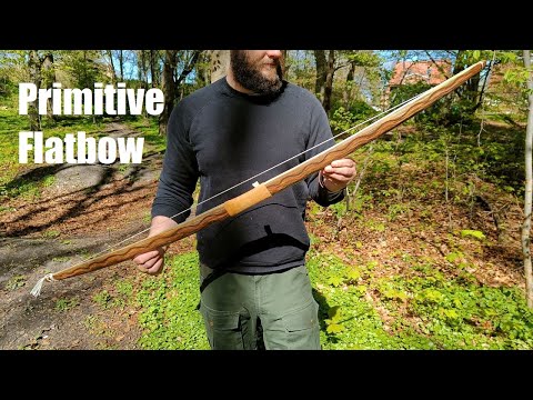 Bow making - Making a primitive flatbow