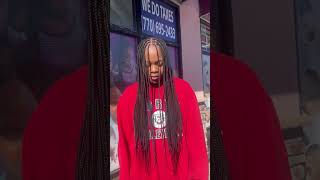MEDIUM KNOTLESSBRAIDS ☎️4043968785📞#atlantabraids #knotlessbraids #atlantabraider #braids