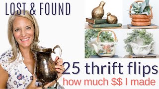 How much Money I Made Selling Thrifted Items | Thrift Flips for Profit | Selling Vintage Decor Tips