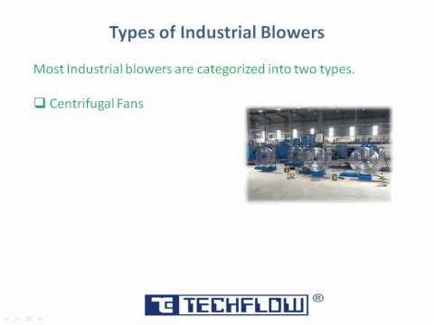 Applications of industrial blowers