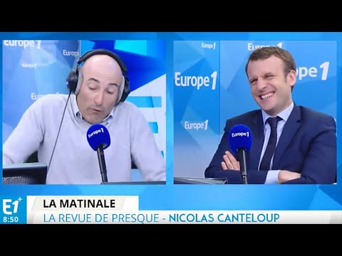 Quand Emmanuel Macron riait de son imitation par Nicolas Canteloup