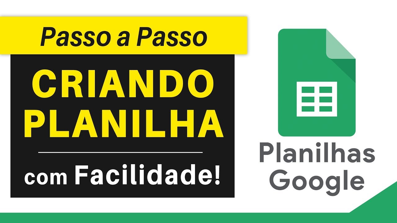 PLANILHAS GOOGLE: Como Fazer Planilha | PASSO A PASSO (Google Docs / Google Drive)