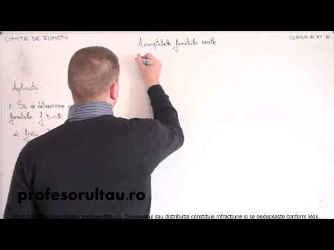 16   cls11   Limite de functii   asimptotele functiilor reale   aplicatii   partea 1