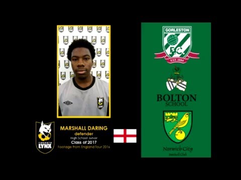 Marshall Daring - England Tour Highlights - College Recruiting Video - Toronto Lynx - Class of 2017