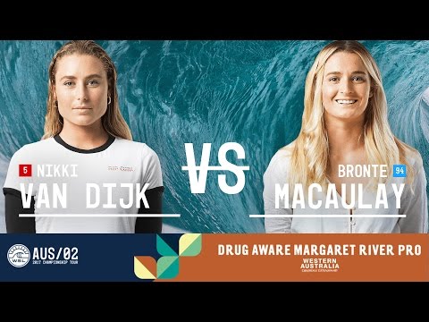 Nikki Van Dijk vs. Bronte Macaulay - Round Two, Heat 1 - Drug Aware Margaret River Pro 2017 (W)