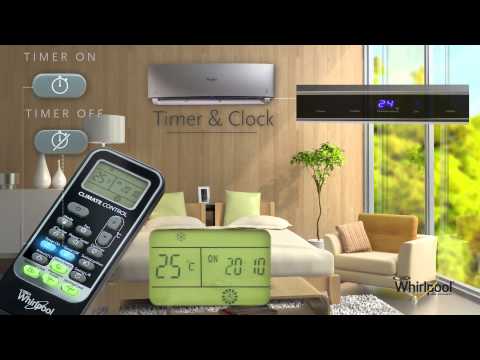 Whirlpool 3dcoolxtreme ac remote control usage