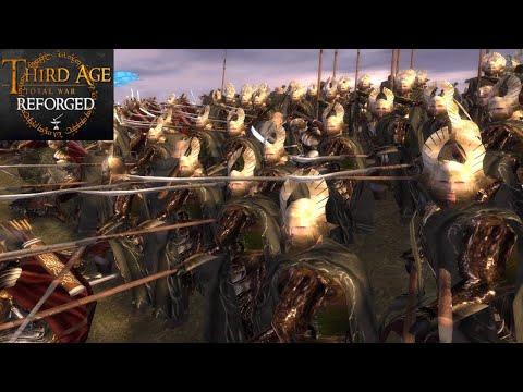 ELVEN DEFENCE OF LEST (Siege Battle) - Third Age: Total War (Reforged)