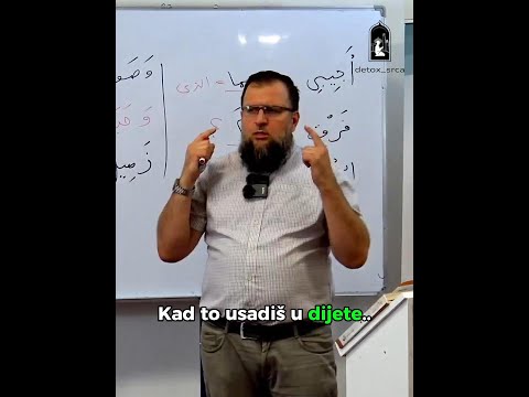 Kad to usadiš u dijete, uspio si - hfz. Adnan Mrkonjić