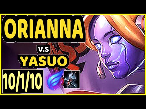 NARU (ORIANNA) vs YASUO - 10/1/10 KDA MID GAMEPLAY - EUW Ranked MASTER