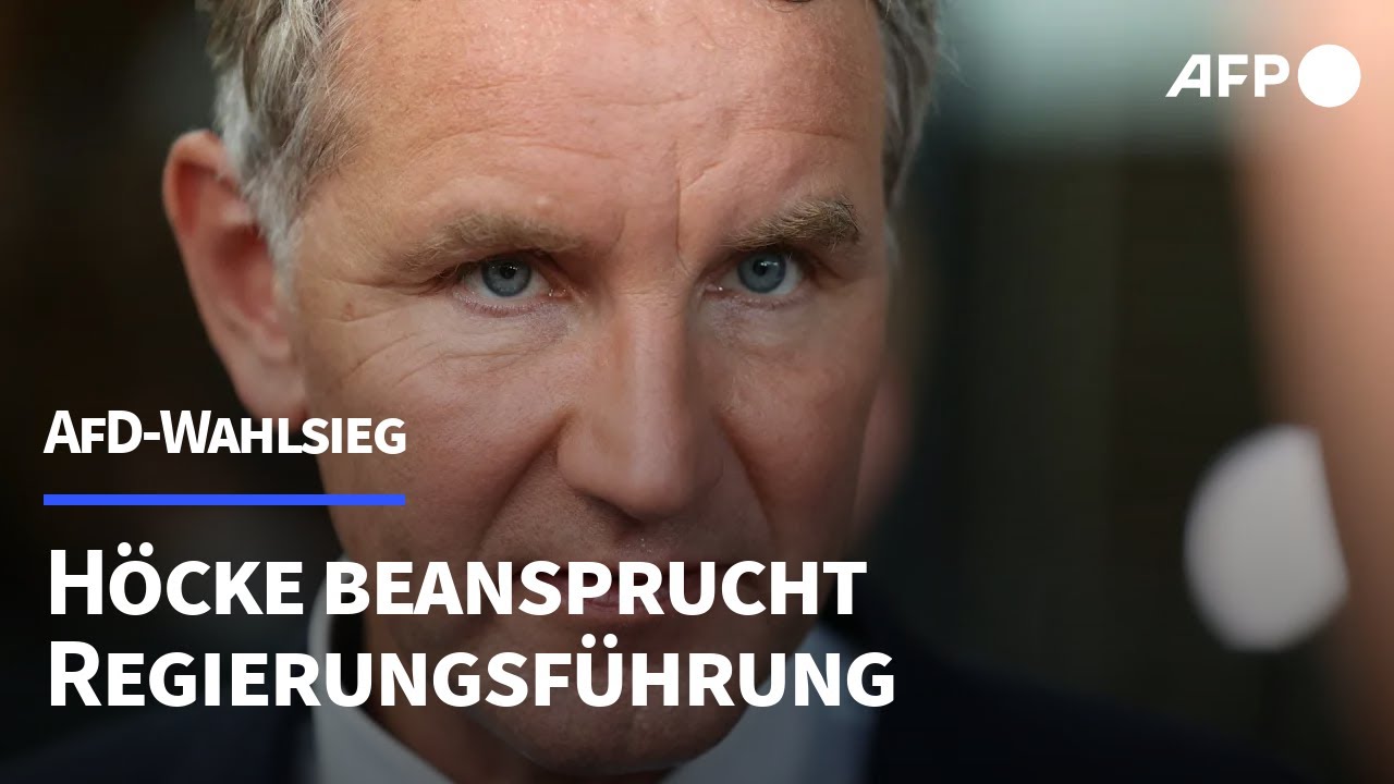 Höcke meldet Anspruch auf Regierungsführung für AfD an | AFP