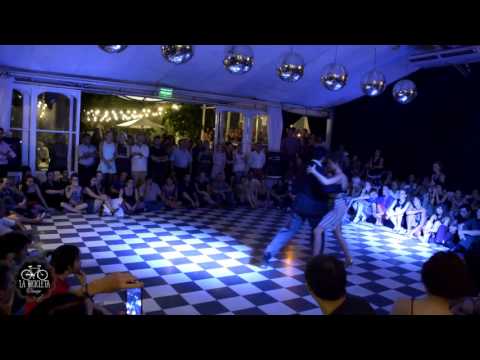 Andrés Molina y Natacha Lockwood en La Bicicleta Milonga 1
