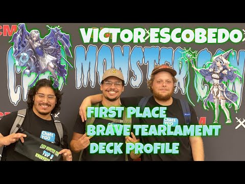 FIRST PLACE! Adventurer Tearlament!? Victor Escobedo's First Place Deck Profile Card Monster Con 3v3