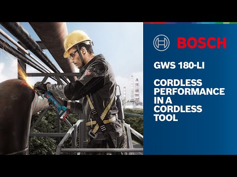 GWS 180-LI PROFESSIONAL CORDLESS ANGLE GRINDER