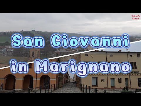 San Giovanni in Marignano (RN) #droni #city #town #4kaerial #4kvideo