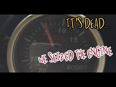 TOO MUCH BOOST!!!!   I seized the Cx500 Engine