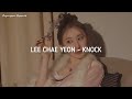 LEE CHAE YEON (이채연) - KNOCK 'Easy Lyrics'
