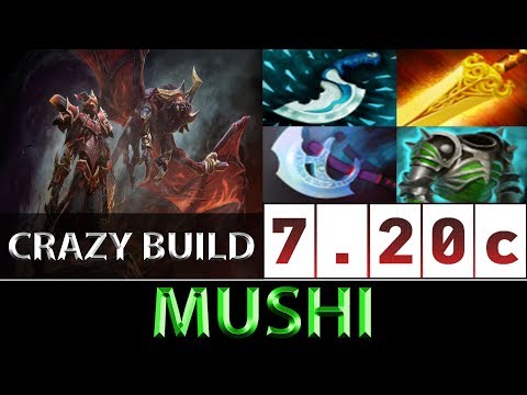 Mushi [Dragon Knight] When The Crazy Build Works ► Dota 2 7.20c