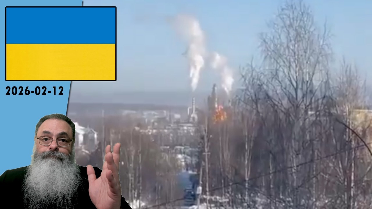 #Ucrânia 2026-02-12: UCRÂNIA ATINGE REFINARIA a 1700 KM da LINHA de FRENTE e VÁRIOS OUTROS ALVOS