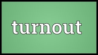 Turnout Meaning
