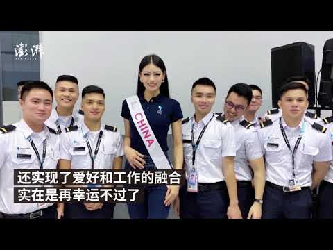 1.78-meter-tall Chinese woman combines her hobby and career as railway worker and model