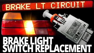 BMW E32 & E34 Brake Light Switch Replacement
