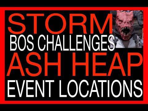 ASH HEAP EVENTS STORM 07/05/21 BOS Challenges events & locations where do I find FALLOUT 76