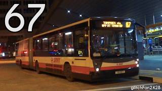 [SMRT] (Retired) TIB1119T on Service 67 - Mercedes Benz O405G Hispano Habit