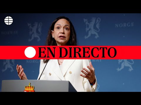 🔴 DIRECTO | Rueda de prensa de María Corina Machado desde Oslo
