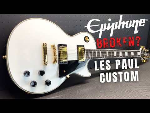 Epiphone Les Paul Custom 2012 - Alpine White image 5
