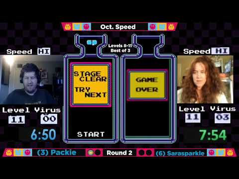 DrMC Speed Monthly October 2021 - Packie vs. sarasparkle - Round 2