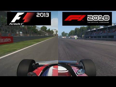 F1 2018 Vs F1 2013 - Ferrari 312 T2 Hotlap Comparison