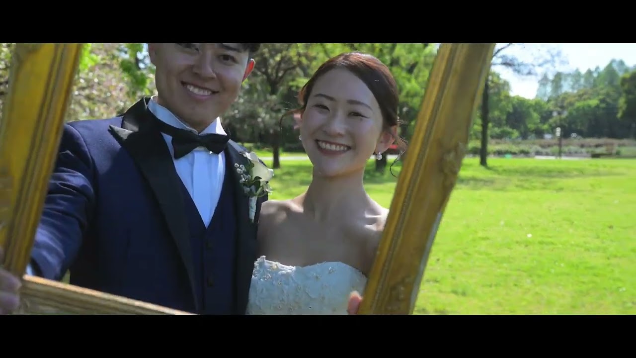 【Wedding Opening Movie】緑に囲まれて叶えるウェディングドレスフォト｜公園ロケーション前撮り