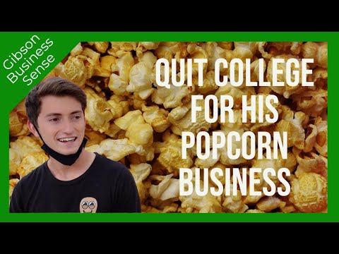 , title : 'Popcorn Kid, better than a college course in business.'